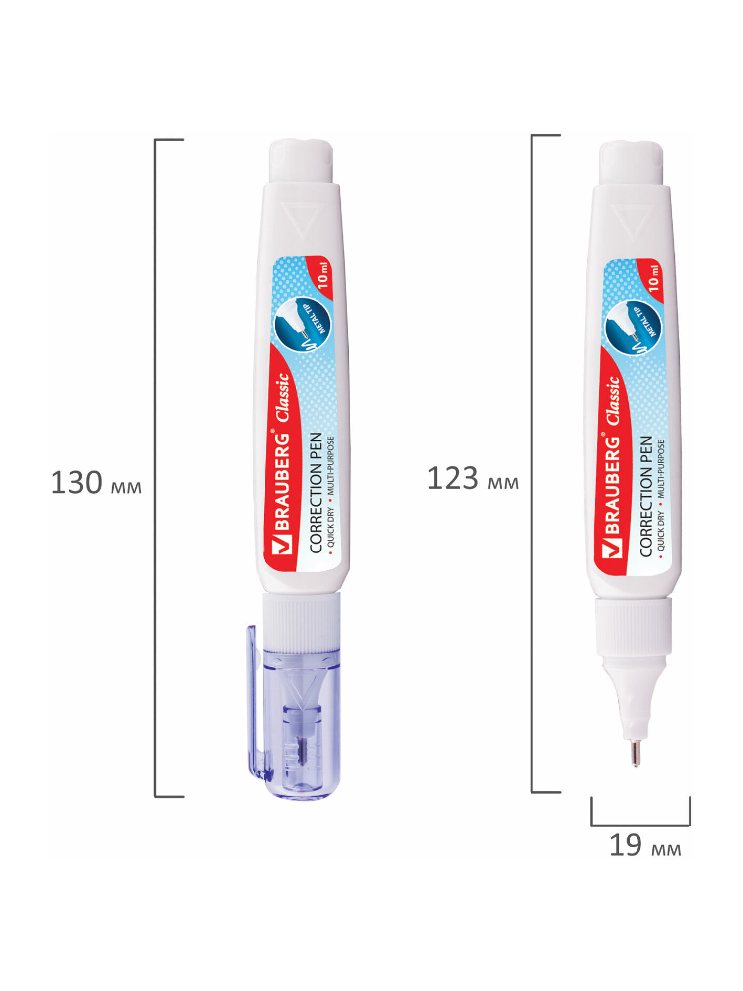 Корректор ручка Brauberg 10 мл - фото 13