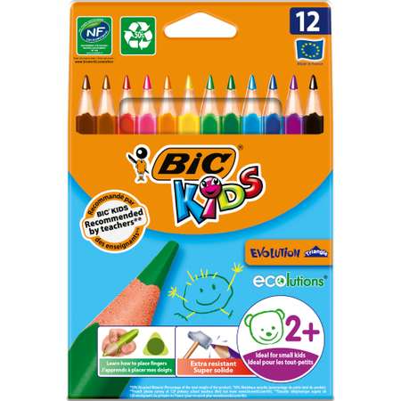 Карандаши цветные BIC Kids 12 шт.