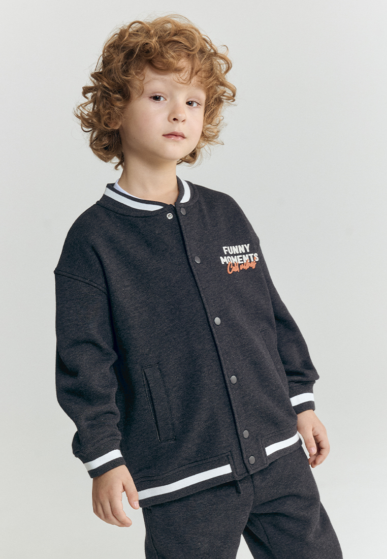 Бомбер artie W25M05J-1403M/Серый - фото 4