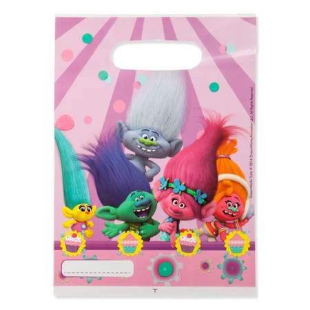 Подарочные пакетики Trolls Тролли 6 штук