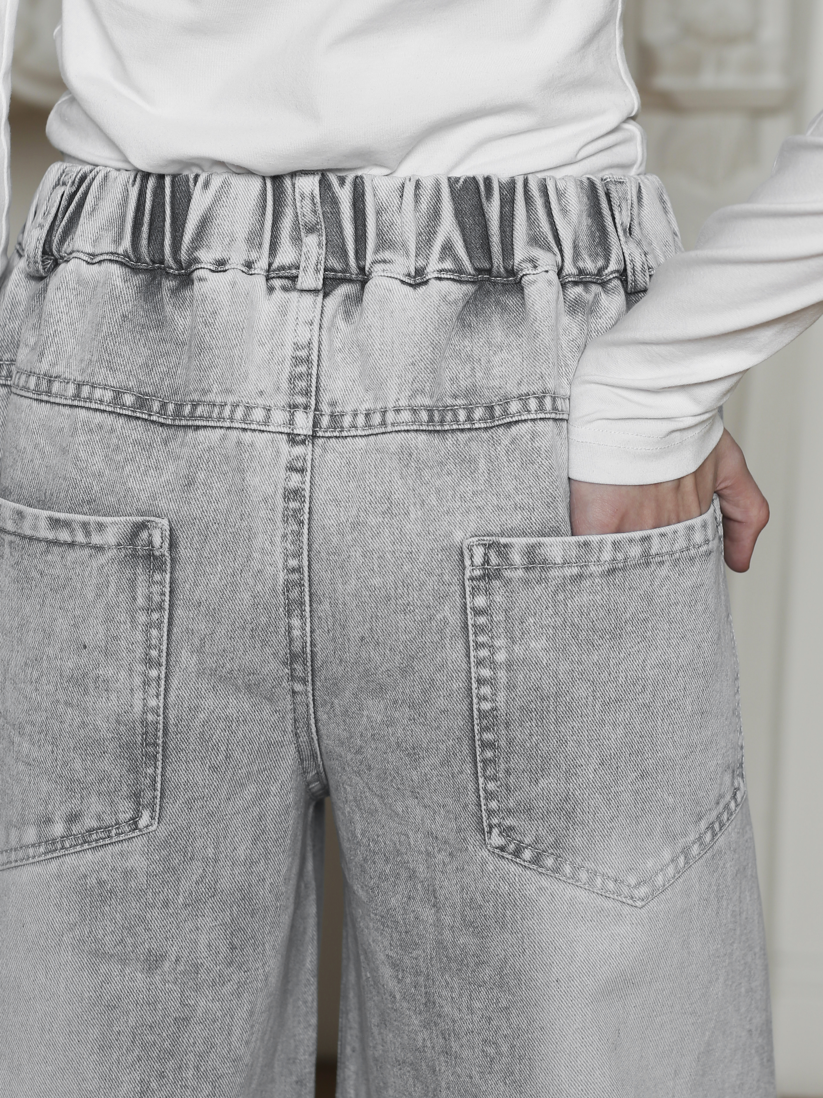 Джинсы-палаццо СИНИЙ МИР R256B-IL - фото 10