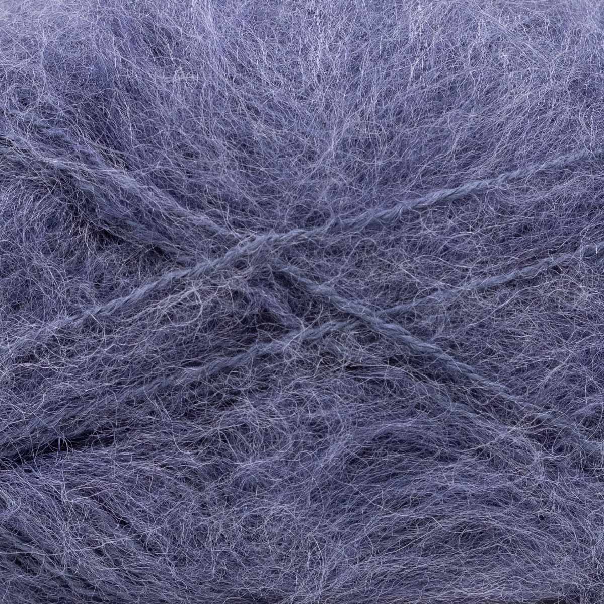 Пряжа Alize полушерстяная Mohair classic new 100 гр 200 м 5 мотков 411 джинс меланж - фото 7