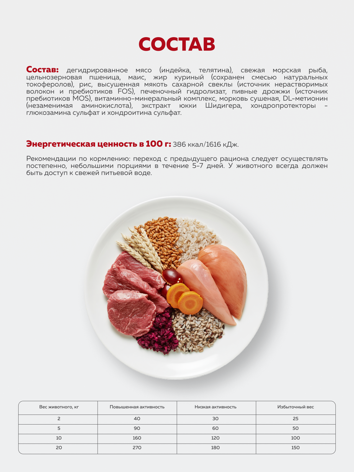Корм сухой Зоогурман RED Телятина с морковью 1,2 кг - фото 3