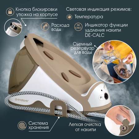 Парогенератор с бойлером ENDEVER Delta-400, 2600Вт, 400 г/мин, 1,7 л, гарантия 18 м