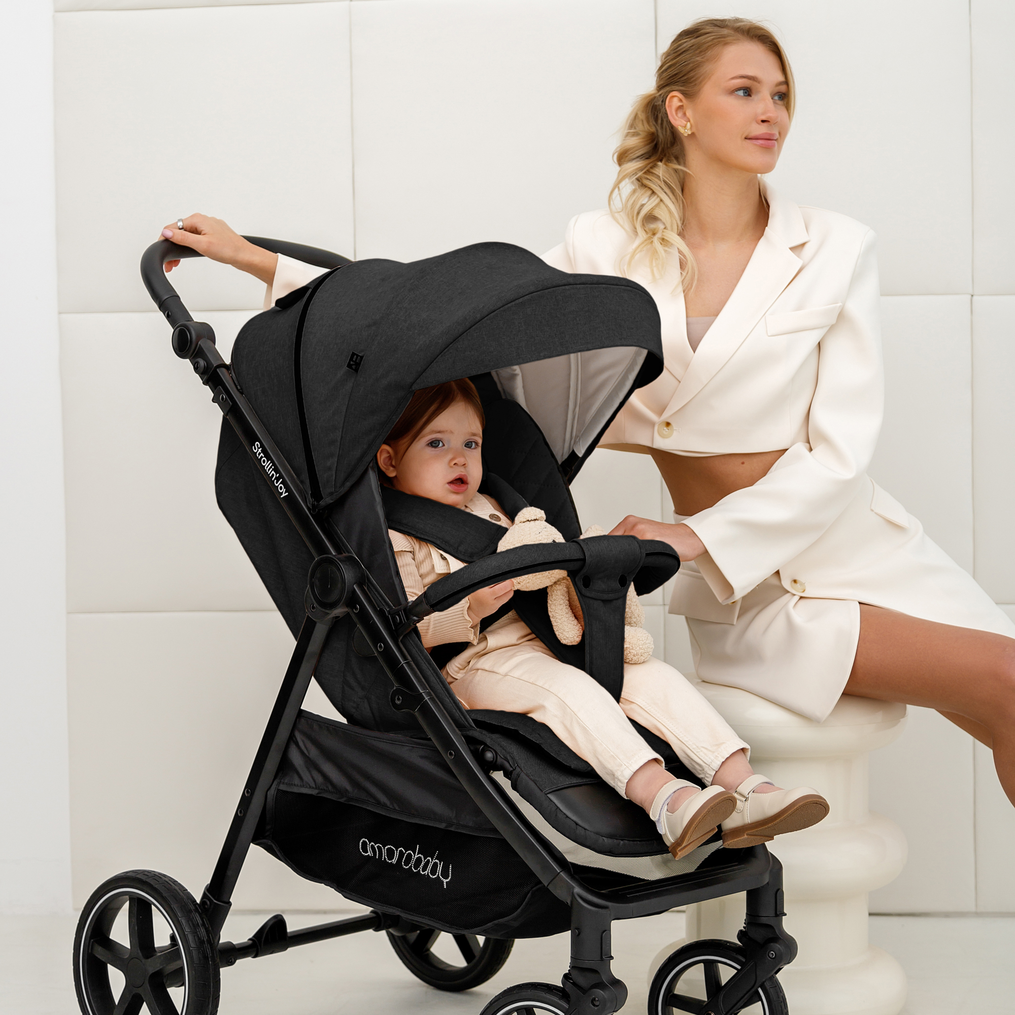 Коляска прогулочная Amarobaby Strollin Joy - фото 29