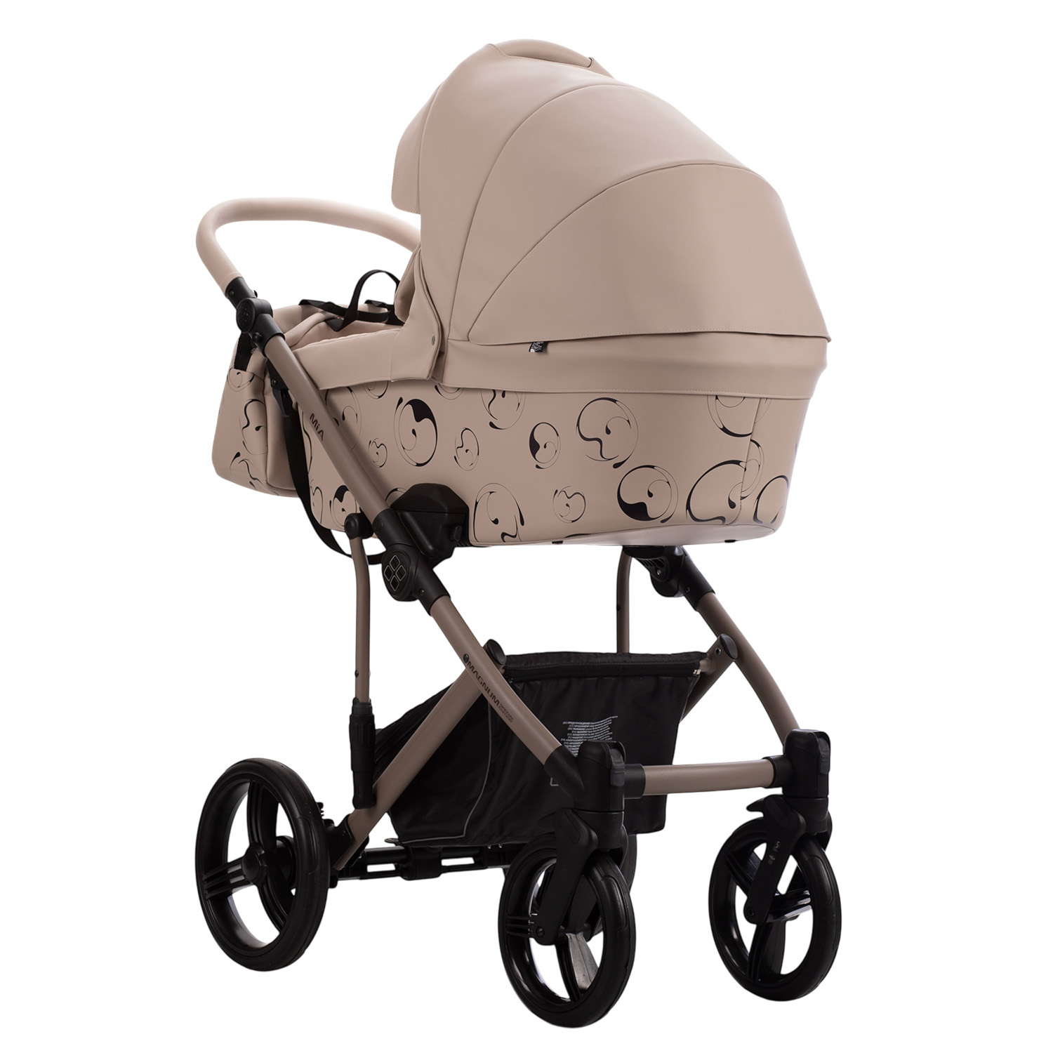 Коляска 2в1 Bebetto Magnum Light SE Pro бежевый - фото 4