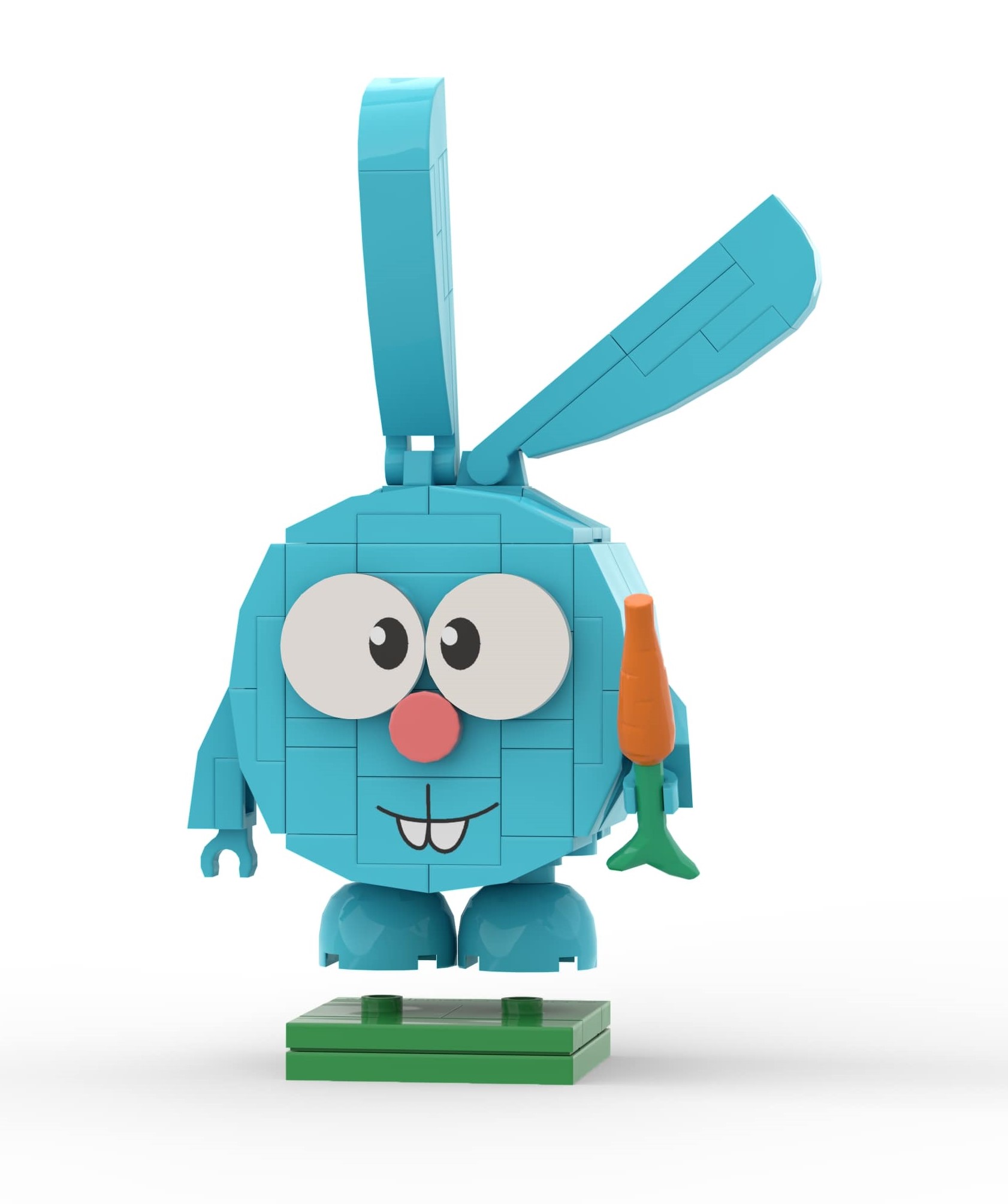 Конструктор brick labs Смешарики Крош 87 дет. - фото 9