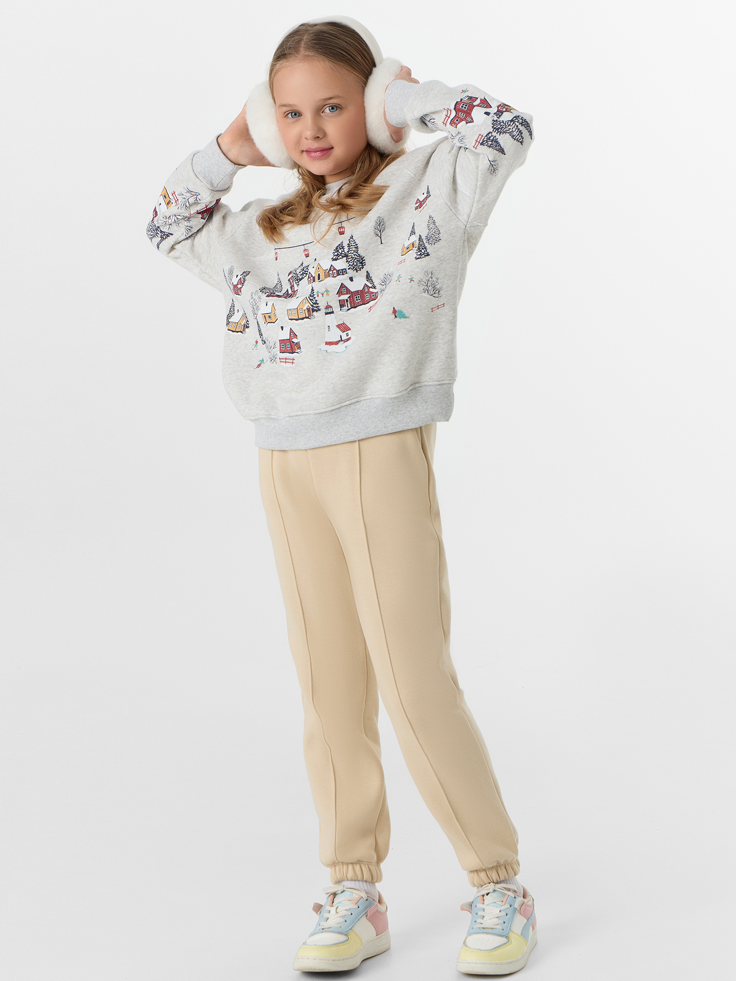 Брюки Mark Formelle (Марк Формэль) 187768/св.бежевый - фото 4