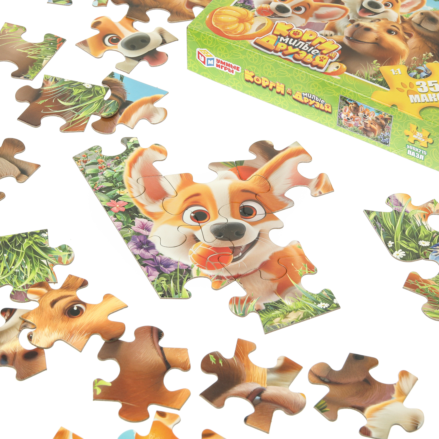 Пазл Умные игры Корги и Милые друзья классический - фото 3