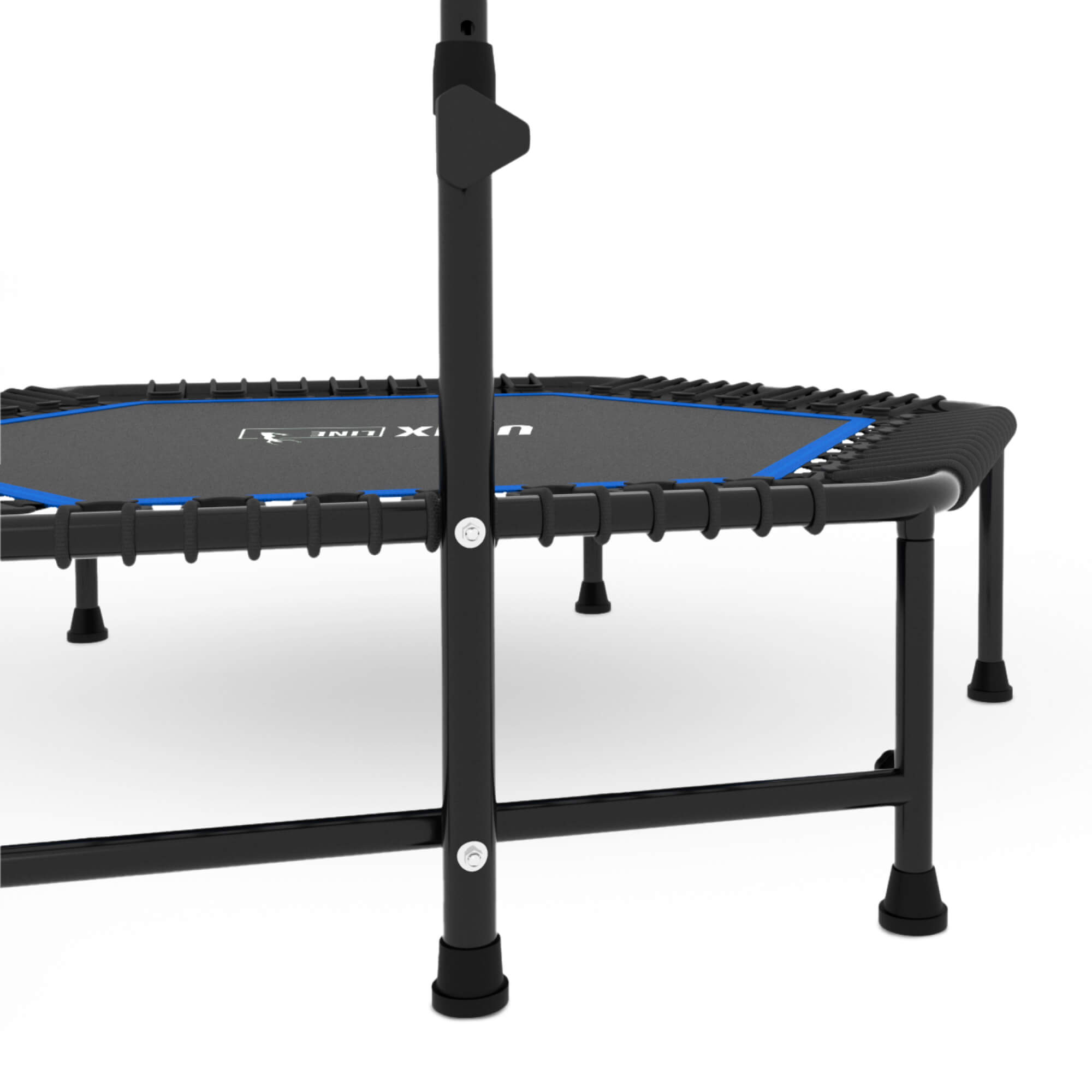 Батут Fitness Blue UNIX line спортивный с ручкой диаметр 125 см до 130 кг - фото 15