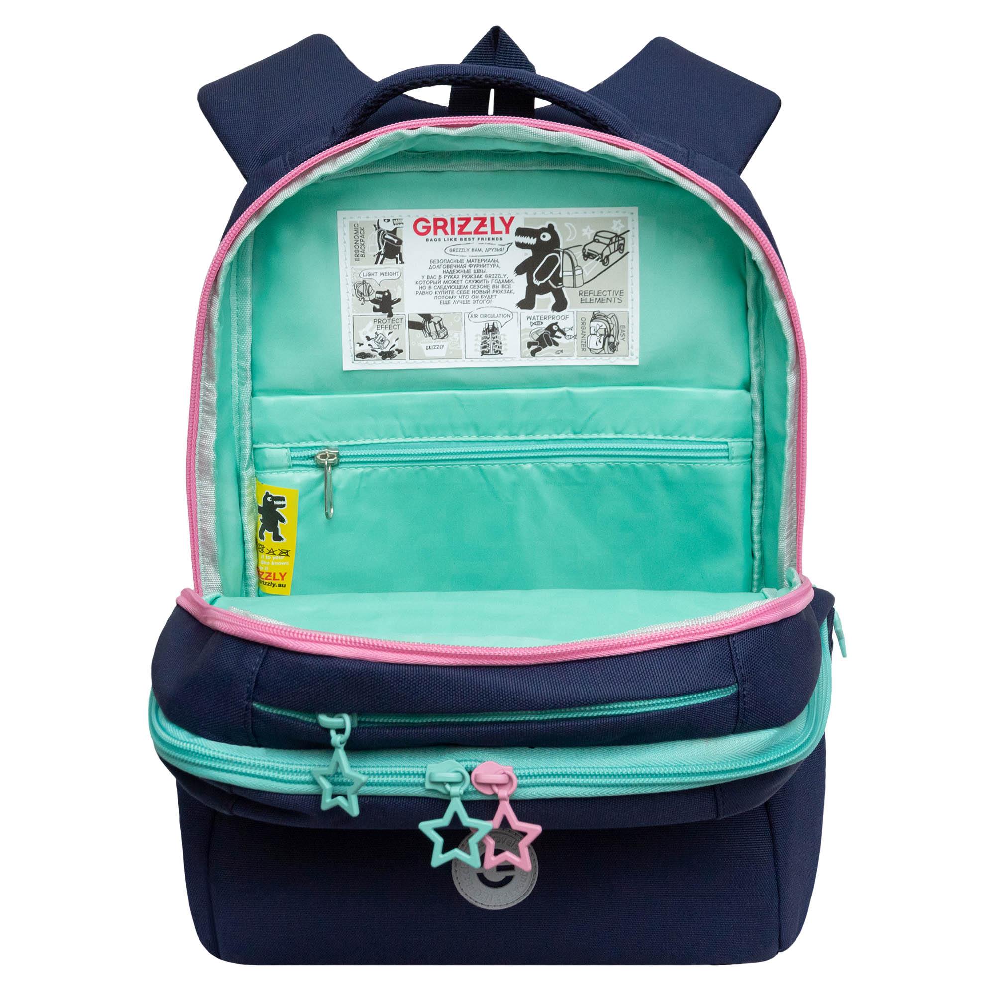 Рюкзак Grizzly для девочки - фото 4