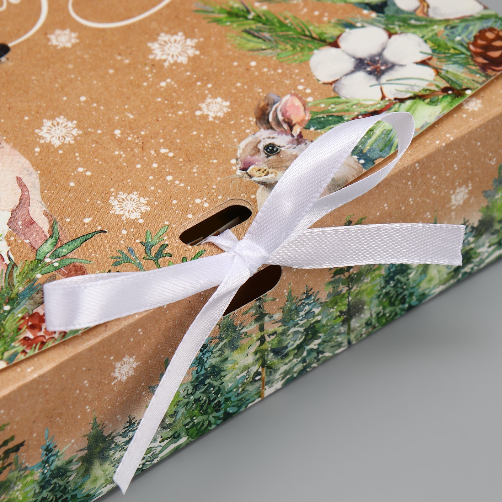 Коробка складная двухсторонняя Дарите Счастье "Чудо обязательно случится", 20 х 18 х 5 см - фото 5