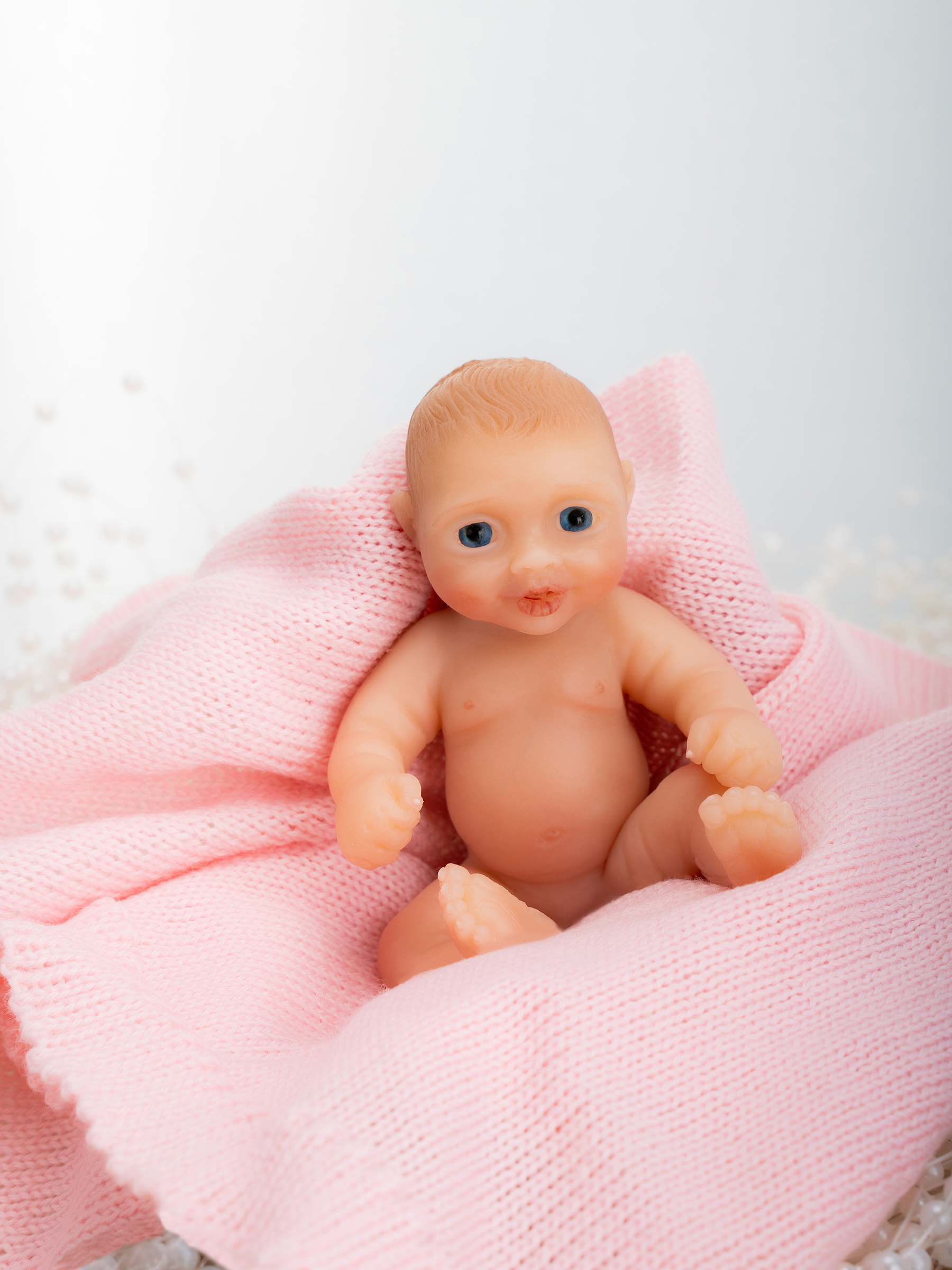 Кукла мини Magic Manufactory Magic baby Пупс Reborn розовый высота 12 см 4631162180888 - фото 20