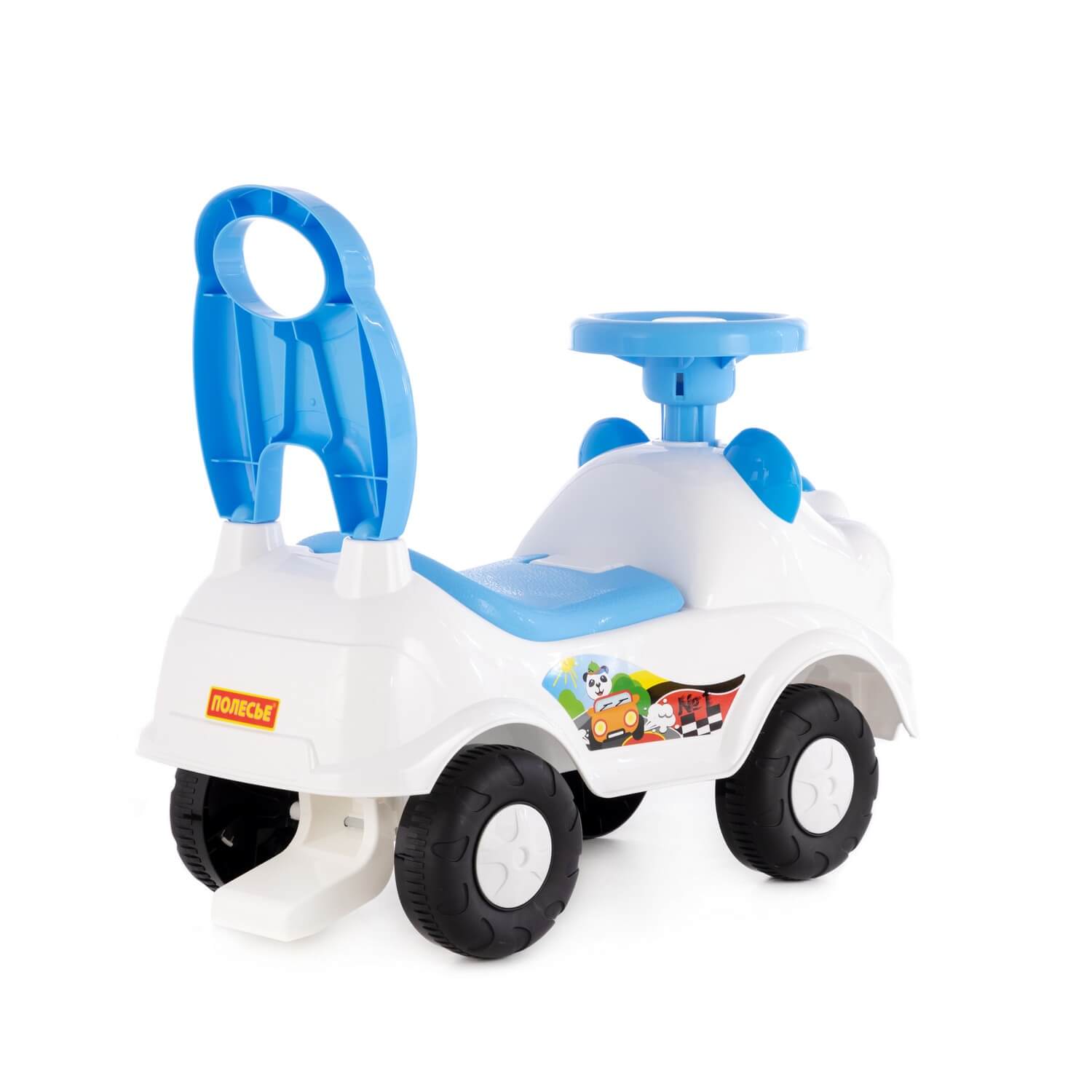 Пушкар Полесье каталка голубой - фото 3