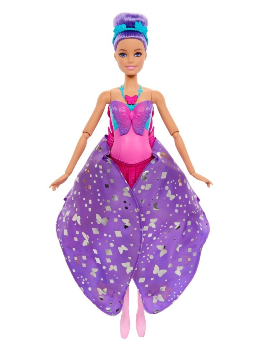 Кукла модельная Barbie Dreamtopia балерина бабочка высота 29 см HXJ10 - фото 5