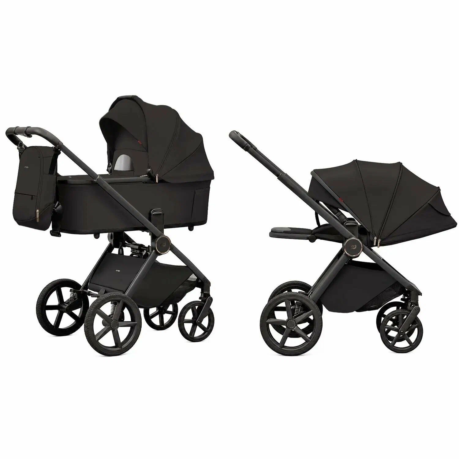 Коляска 2в1 Carrello Ultimo F CRL-6701 черный - фото 1
