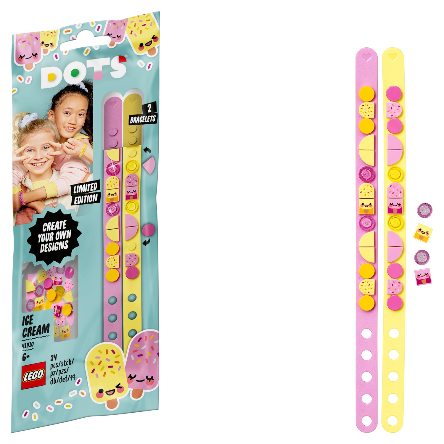 Конструктор LEGO DOTS Браслет Мороженое - фото 1
