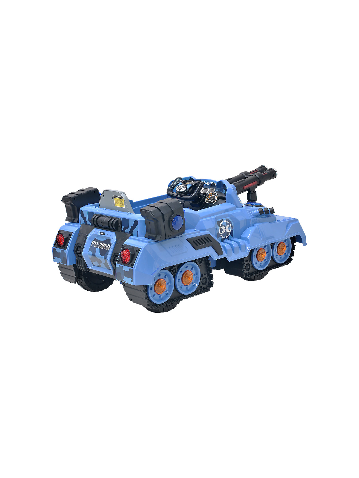Автомобиль EVERFLO Tank Blue - фото 4