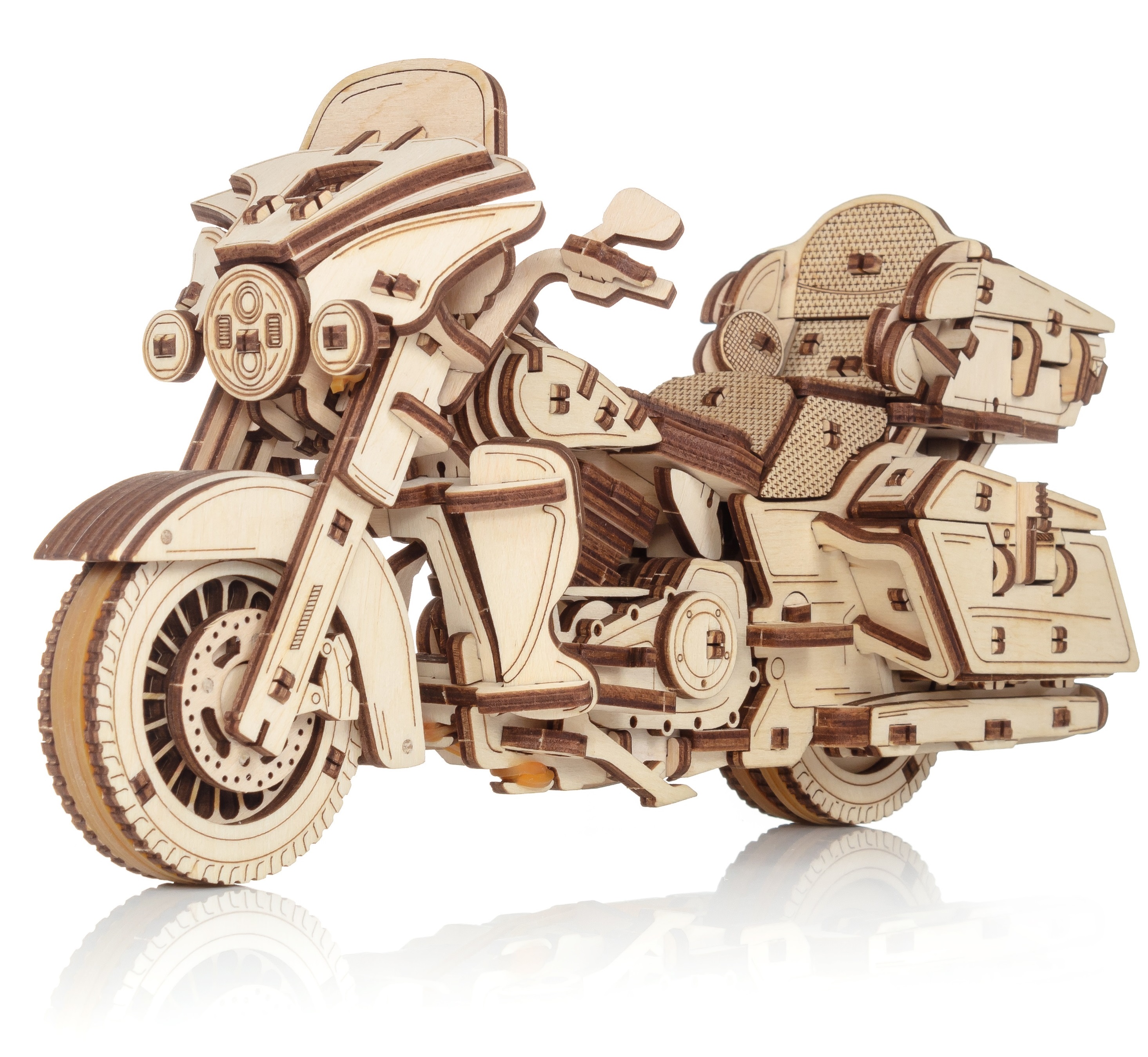 Конструктор Eco Wood Art Мотоцикл Байк деревянный - фото 1