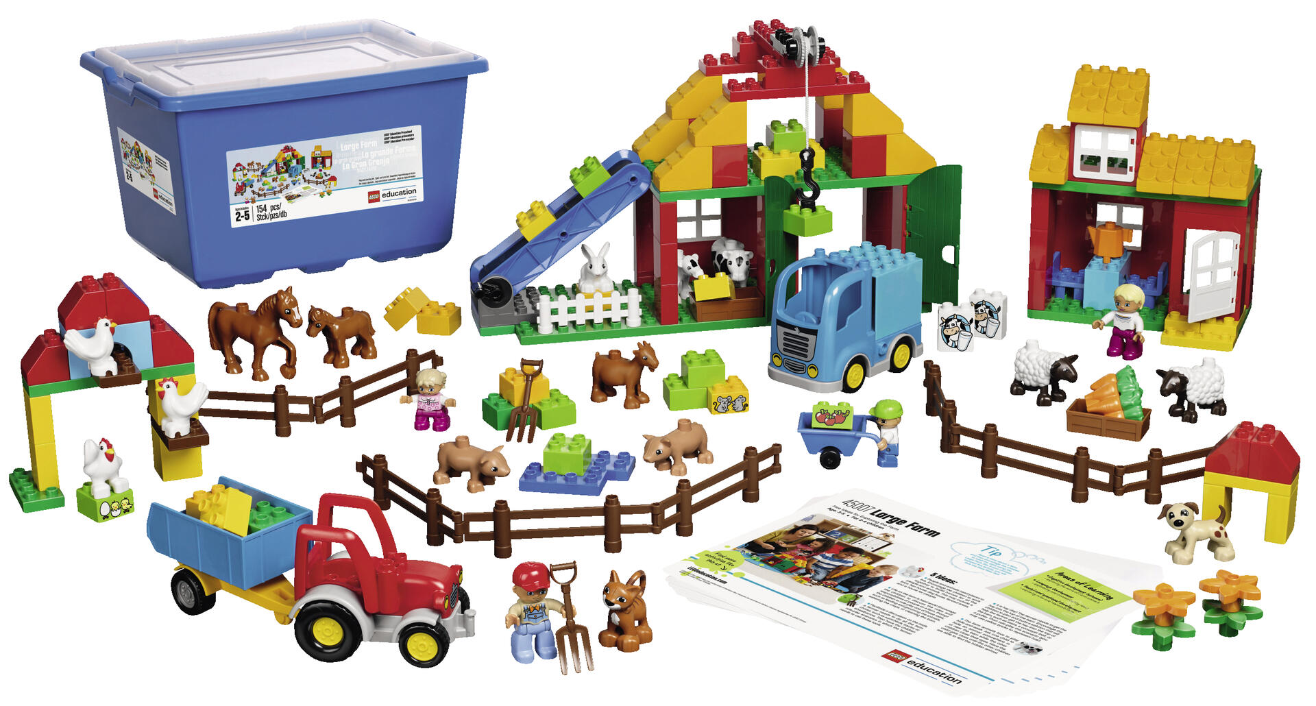 Конструктор LEGO DUPLO 45007 Большая ферма Duplo 154 дет. - фото 1