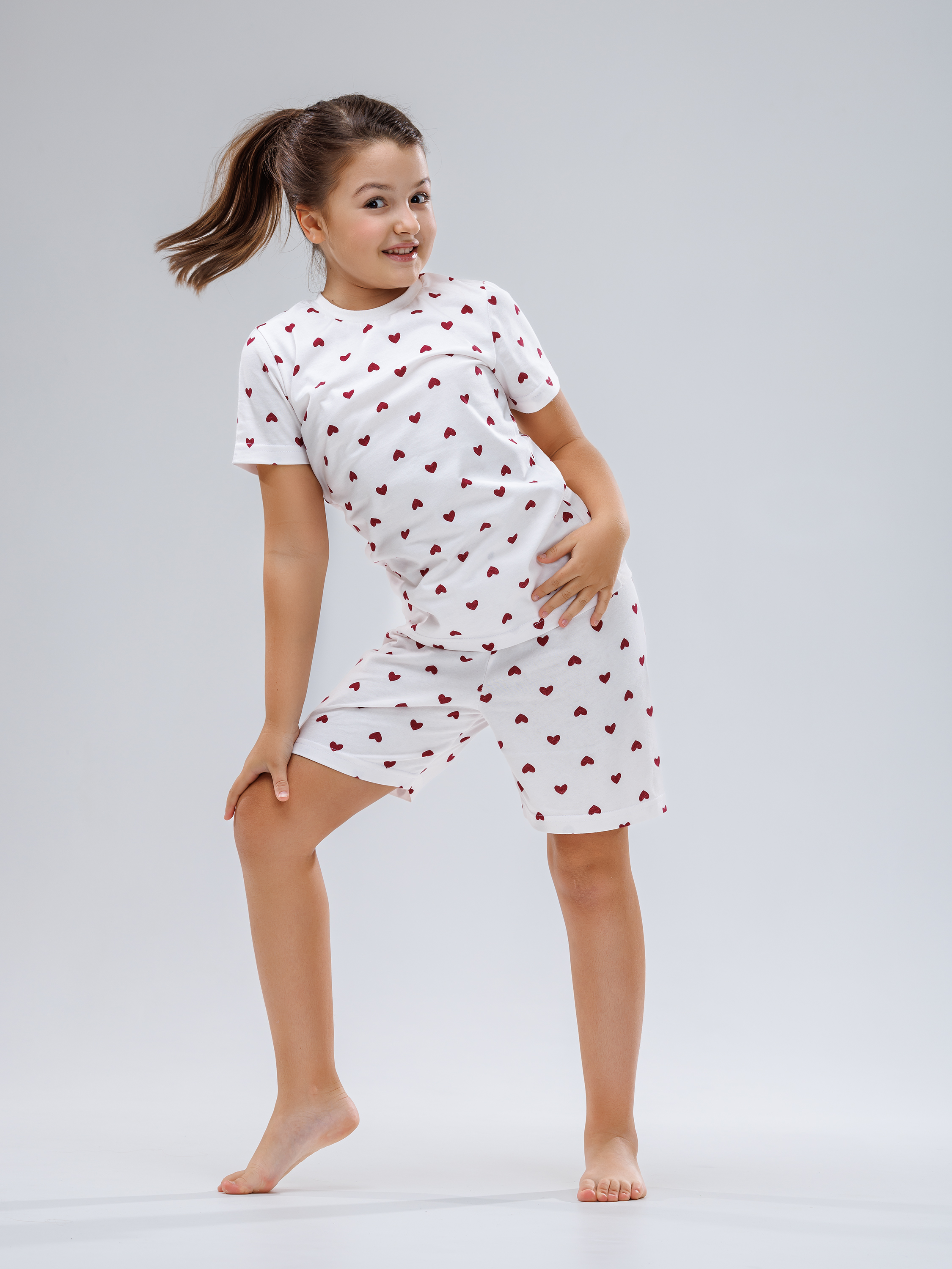 Пижама Babycollection pjm003/sph/k1/016/p2*dмолочный,бордовый - фото 14