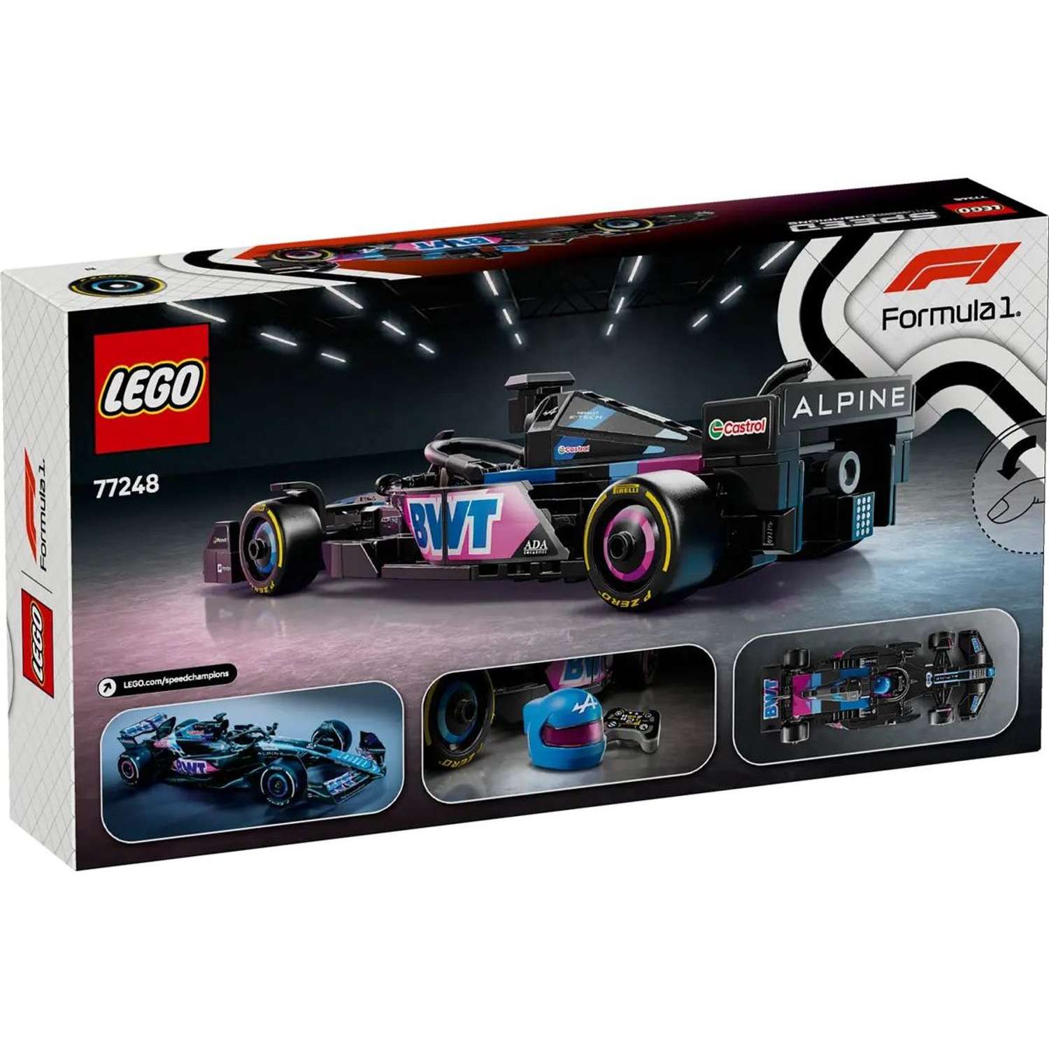 Конструктор LEGO Speed Champions БВТ Альпайн блочный - фото 7