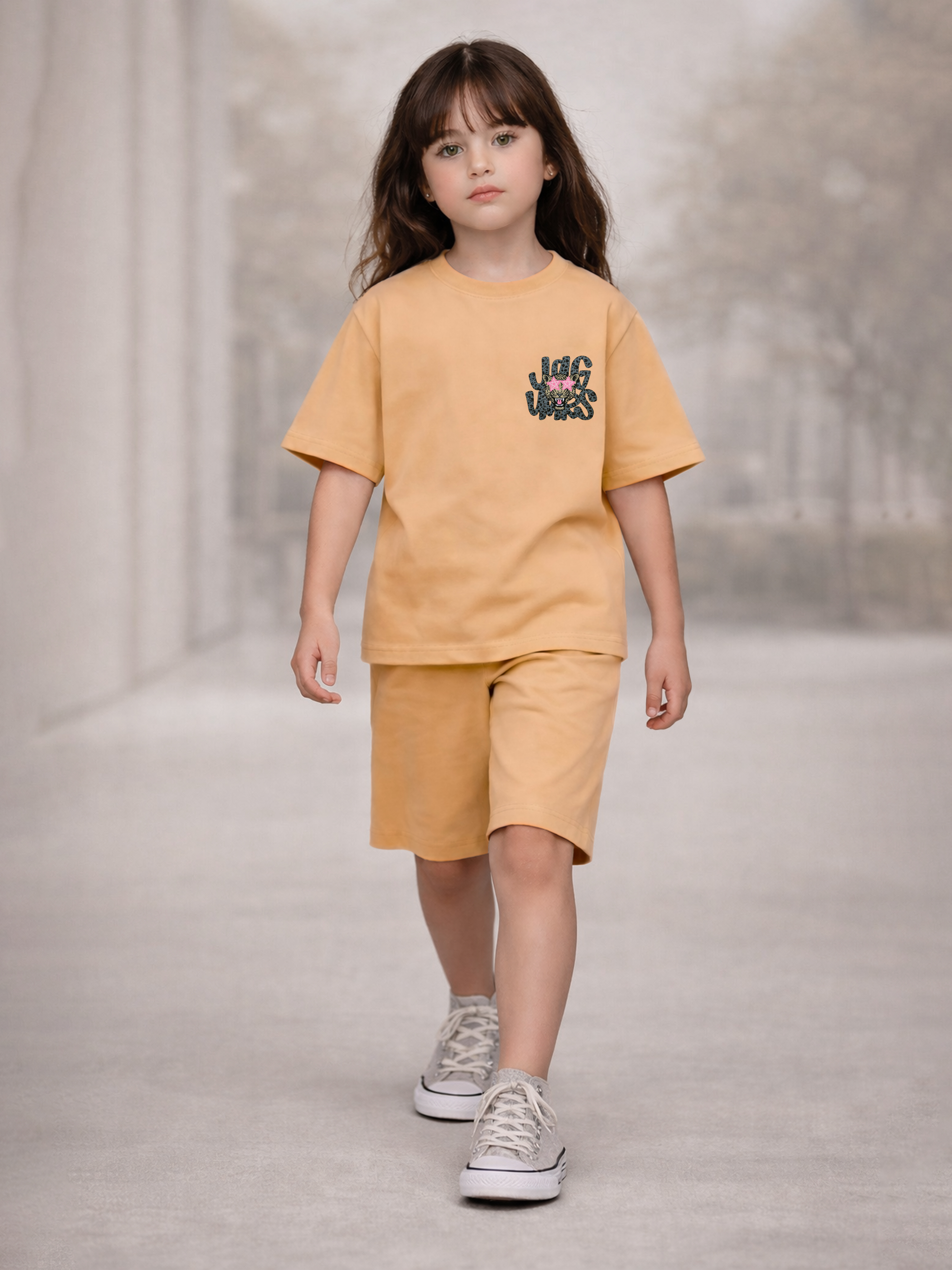 Изображение товара Летний спортивный костюм Baby для девочек подростков 146 см хлопковый футер Изображение товара Летний спортивный костюм Baby для девочек подростков 146 см хлопковый футер