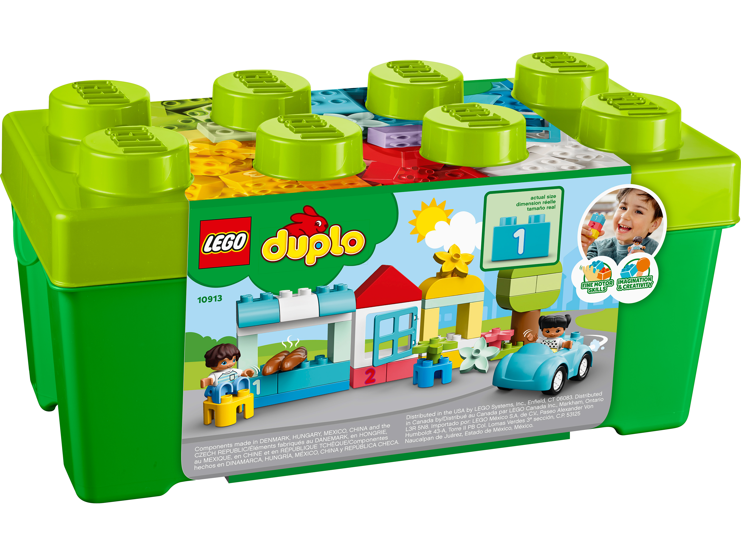 Конструктор LEGO DUPLO Коробка с кубиками 10913 65 дет. - фото 2