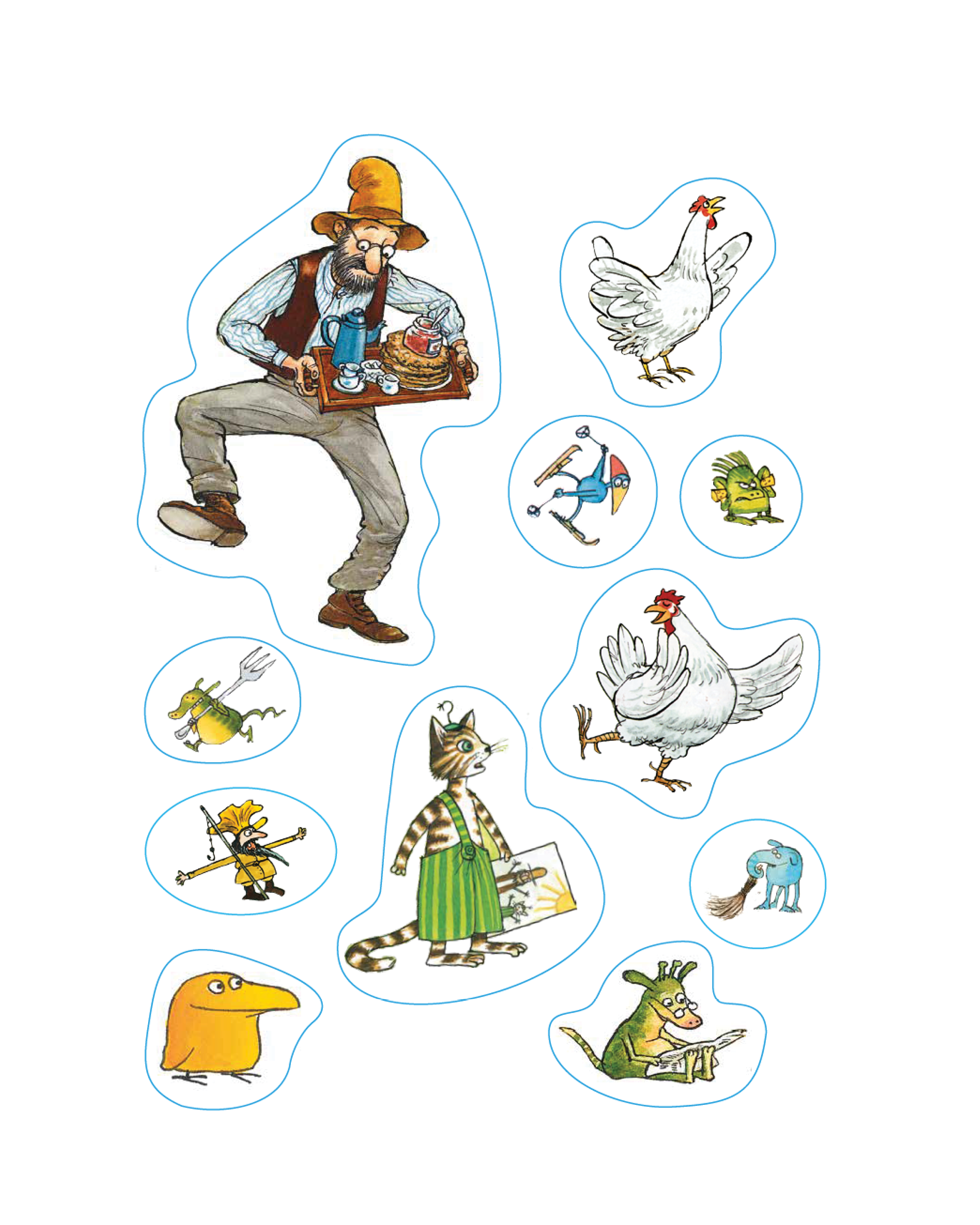 Книга ALBUS CORVUS Петсон и Финдус книжка с заданиями - фото 5