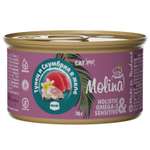 Корм для кошек Molina тунец и скумбрия в желе консервы 70г
