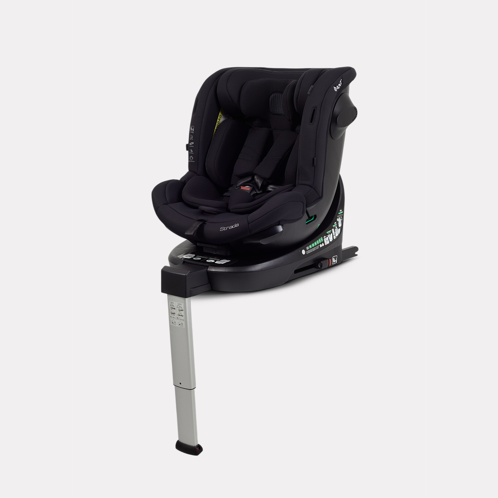 Автокресло Rant Страда Isofix 0+/1/2/3 (0-36 кг) черный - фото 1