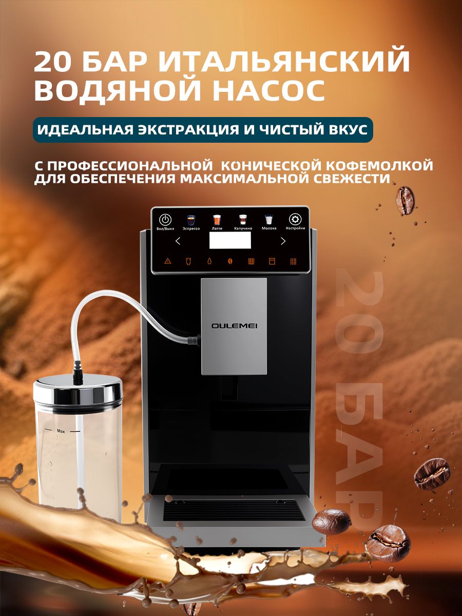 Автоматическая кофемашина 1,2 л 1250 Вт Oulemei OLM-KFA025 - фото 3