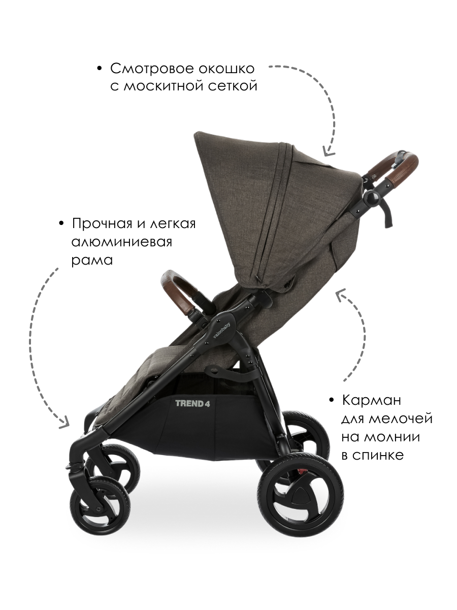 Коляска прогулочная Valco baby Snap 4 серый - фото 6