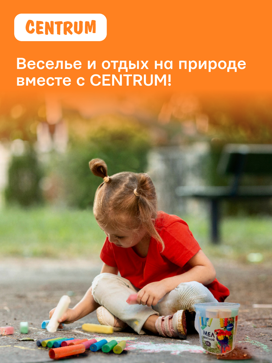 Мел сухой CENTRUM 12 шт. - фото 6