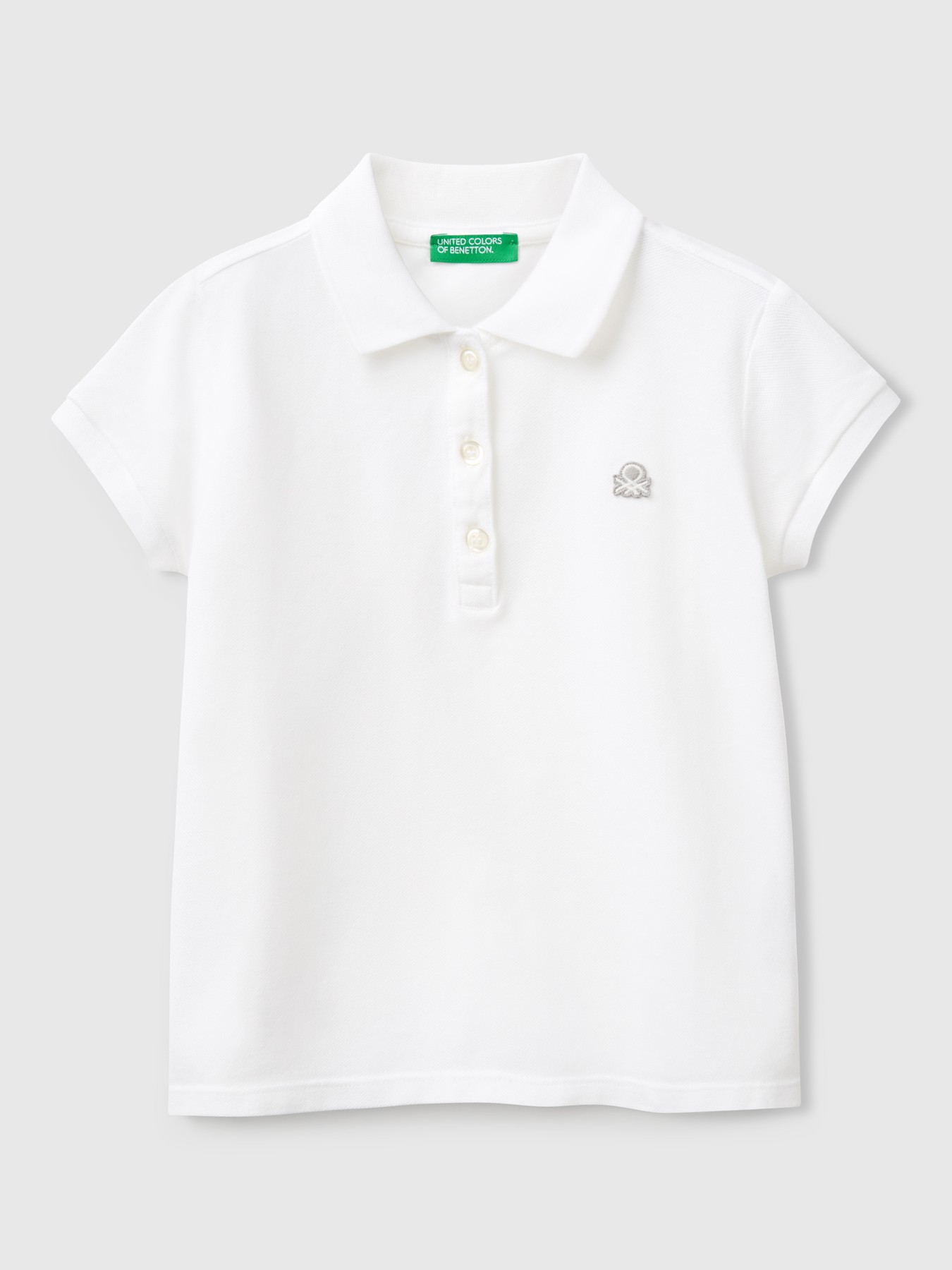 Футболка-поло United Colors of Benetton 26P_3WG9G300A_101 - фото 1