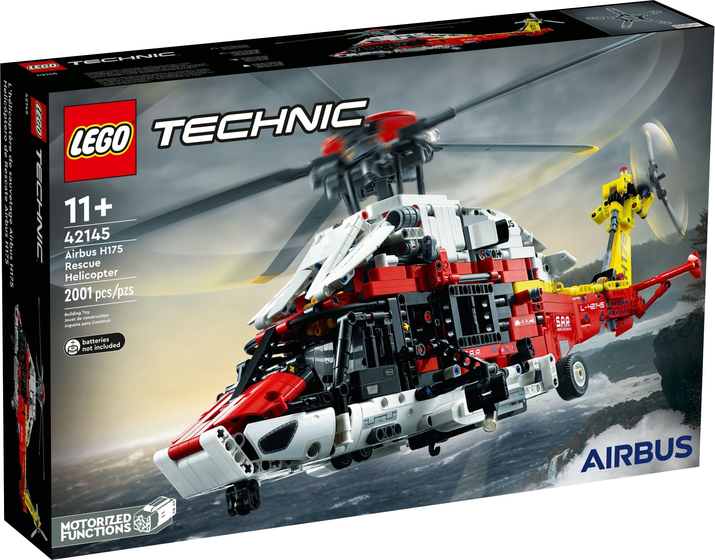 Изображение товара LEGO Technic Вертолет Airbus H175 42145 с моторизированными функциями Изображение товара LEGO Technic Вертолет Airbus H175 42145 с моторизированными функциями