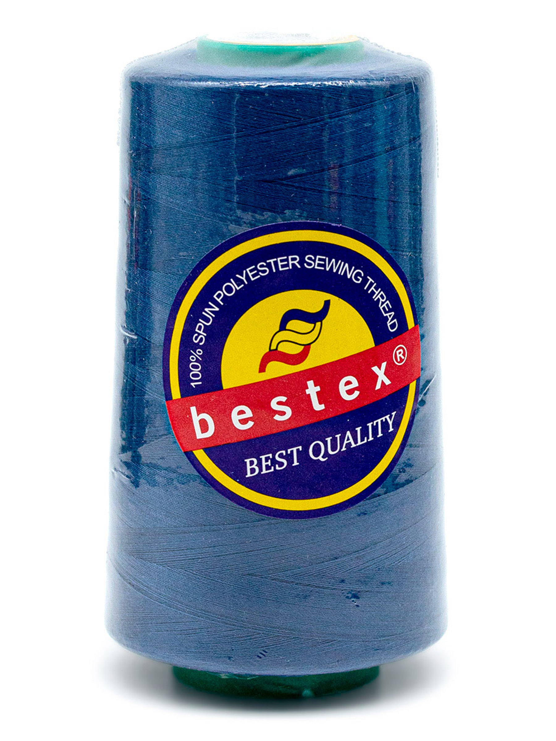 Нитки Bestex промышленные для тонких тканей для шитья 50/2 5000 ярд 1 шт 094 василек - фото 5