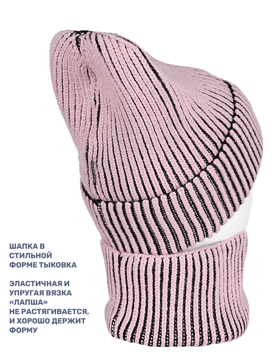 Комплект NIKASTYLE 12з16624мп пудра/черный - фото 4