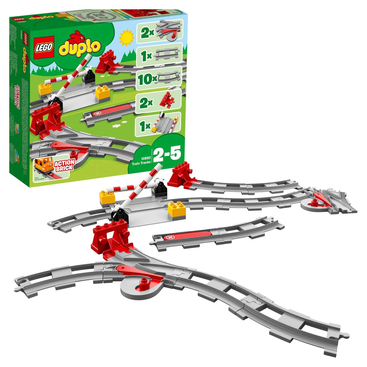 Конструктор LEGO DUPLO Town Рельсы - фото 1