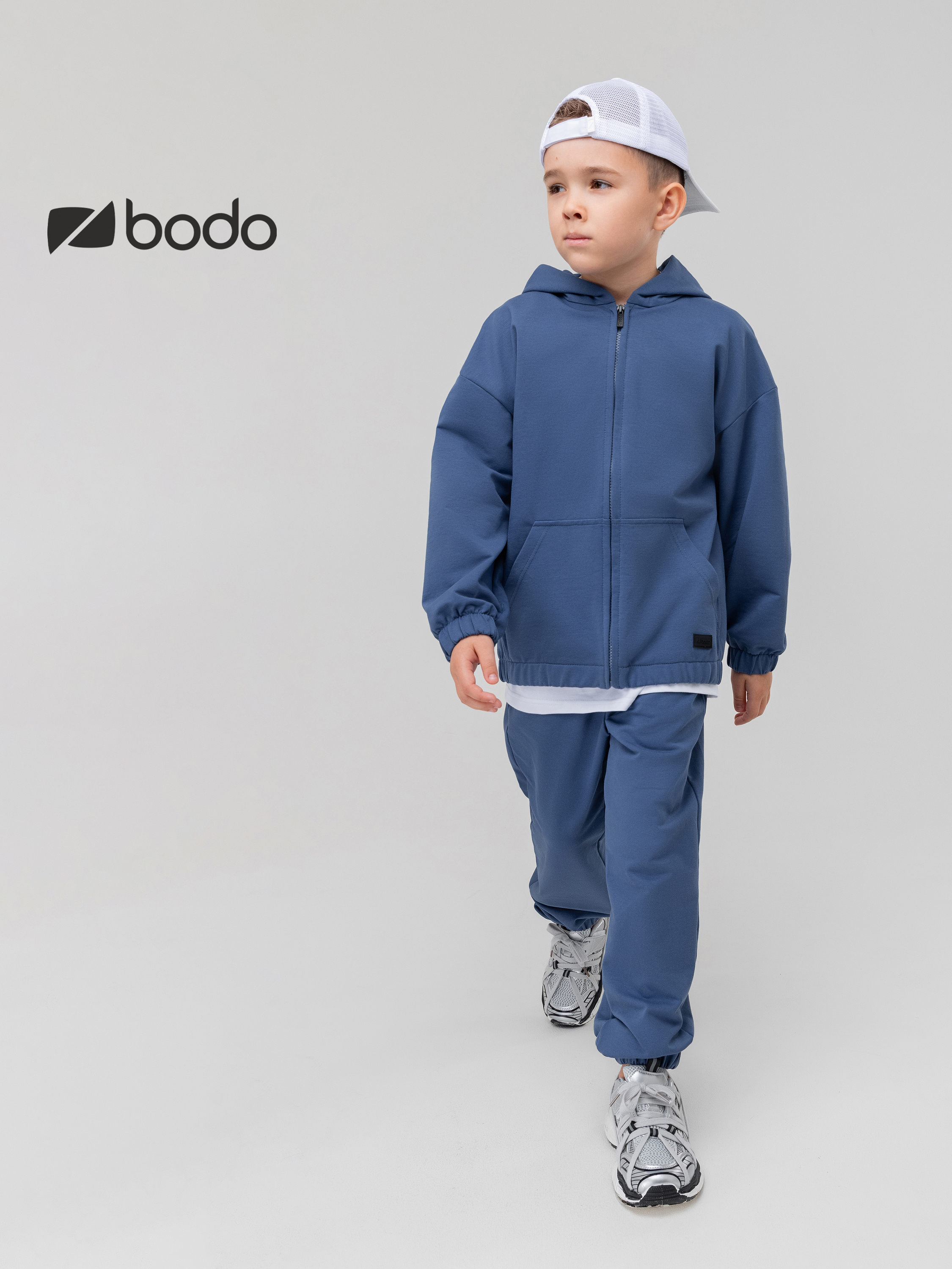 Костюм спортивный Bodo 11-671MU_джинсовый - фото 2