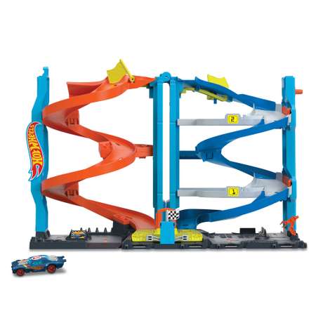 Трек Hot Wheels гоночная башня с лифтом