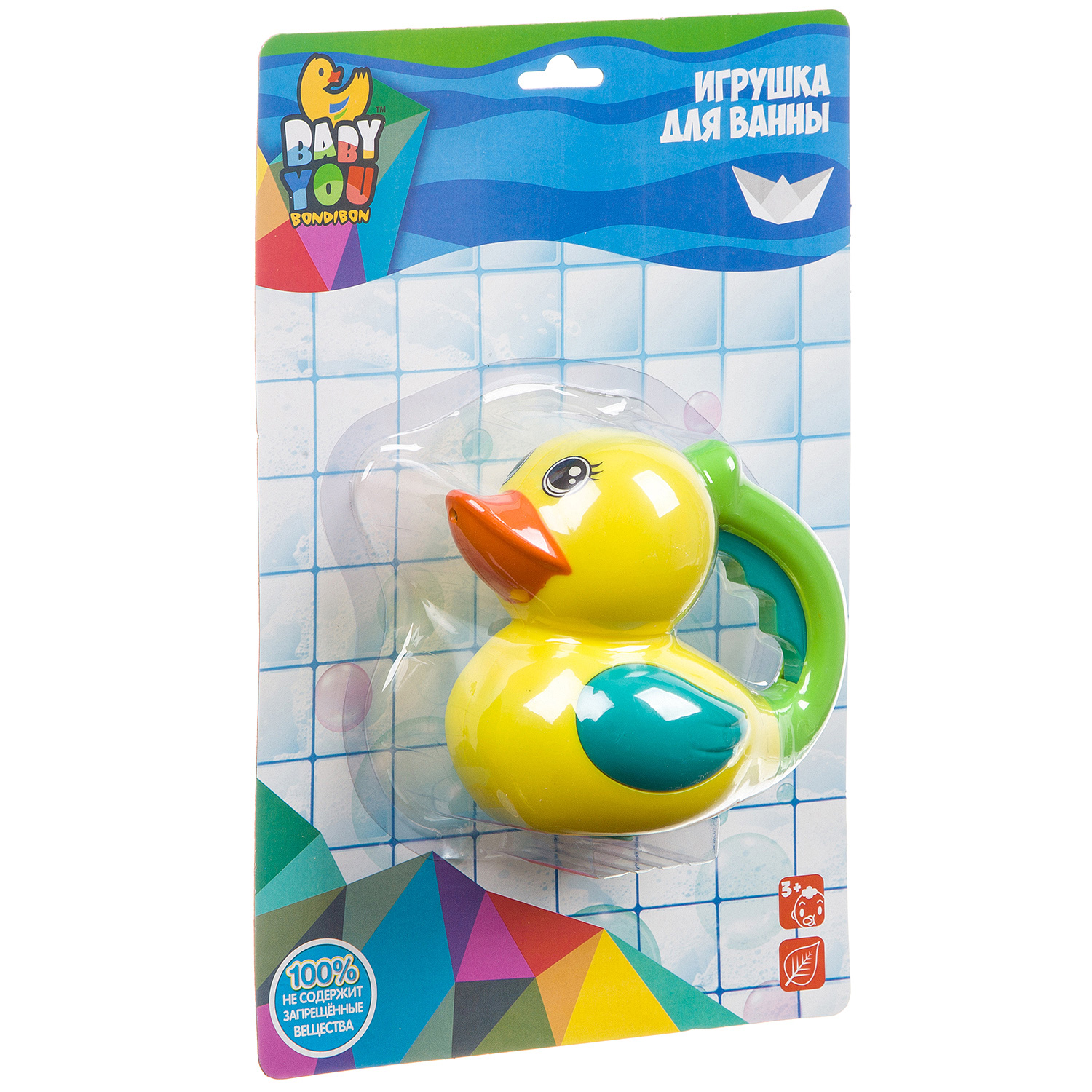 Игрушка Bondibon для ванной лейка Уточка - фото 3