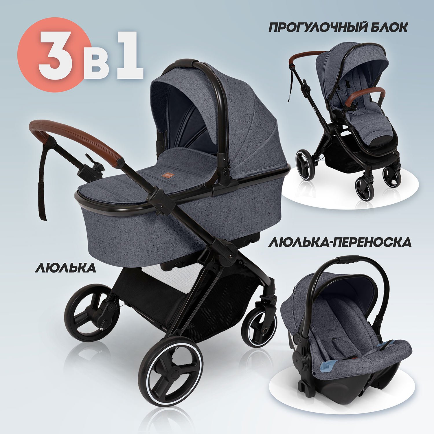 Коляска 2в1 Nuovita - фото 1