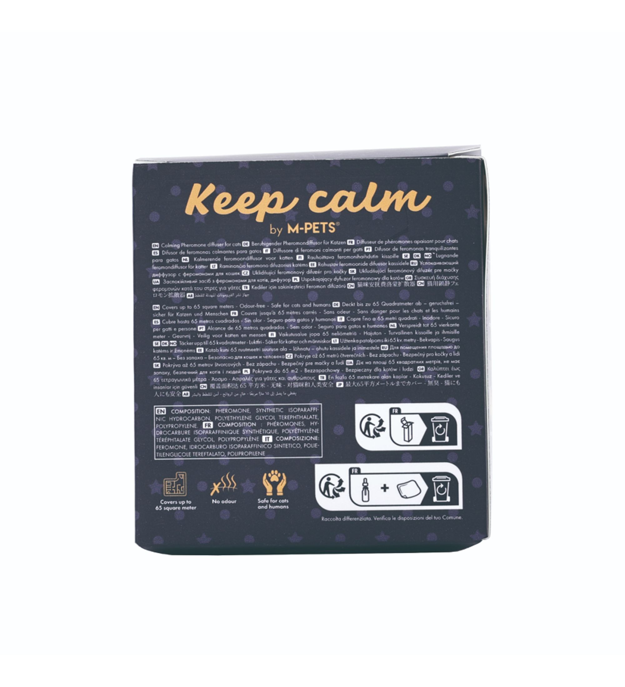 Диффузор для кошек M-PETS KEEP CALM успокаивающий феромон 48мл - фото 6