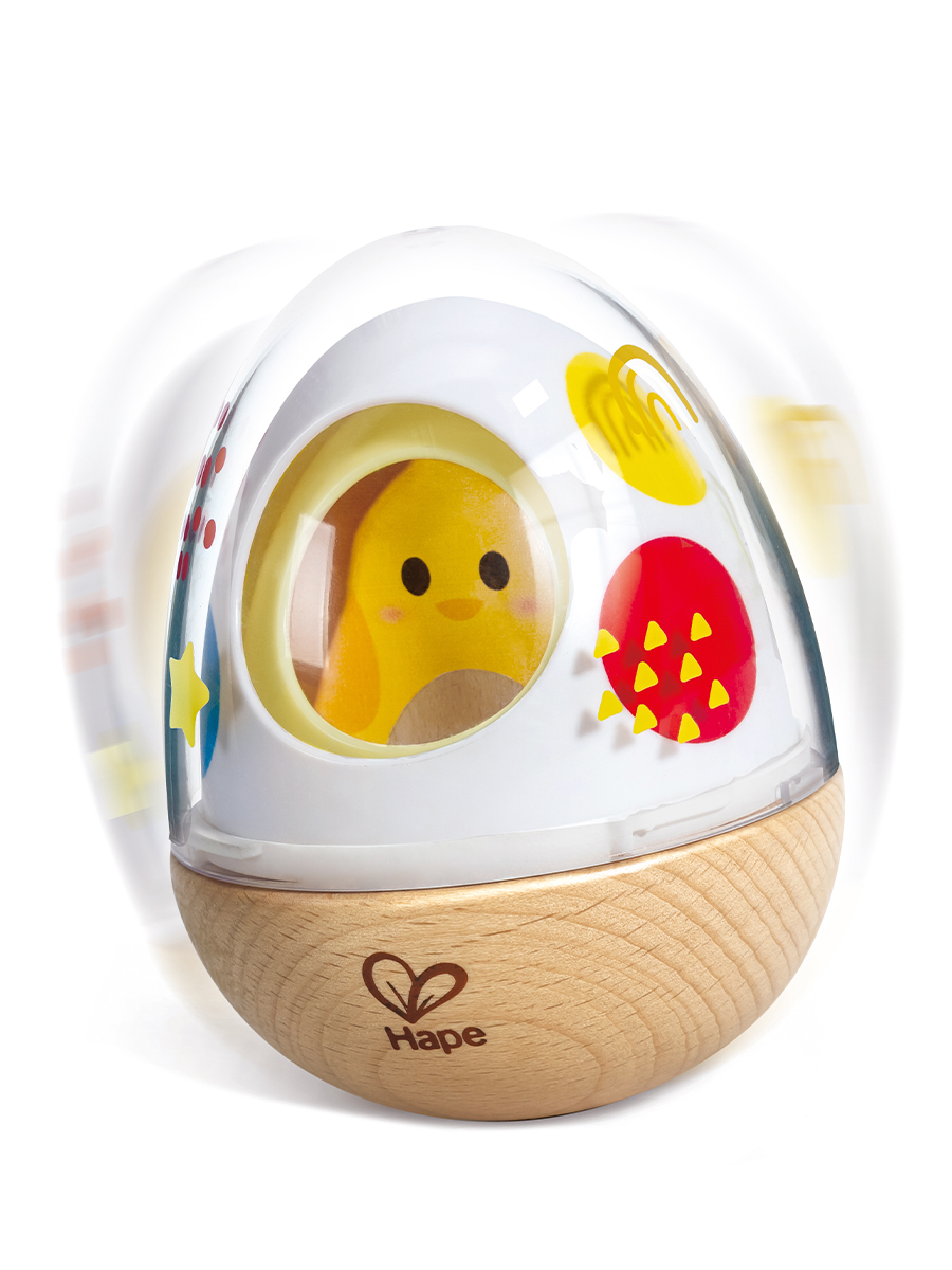 Игрушка Hape неваляшка Домик для цыпленка - фото 12