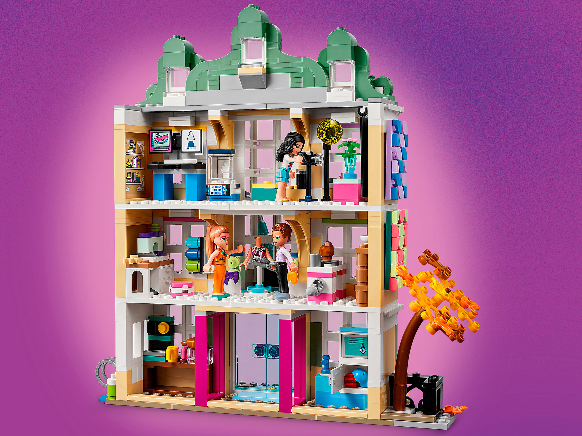 Конструктор LEGO Friends Художественная школа Эммы блочный - фото 4