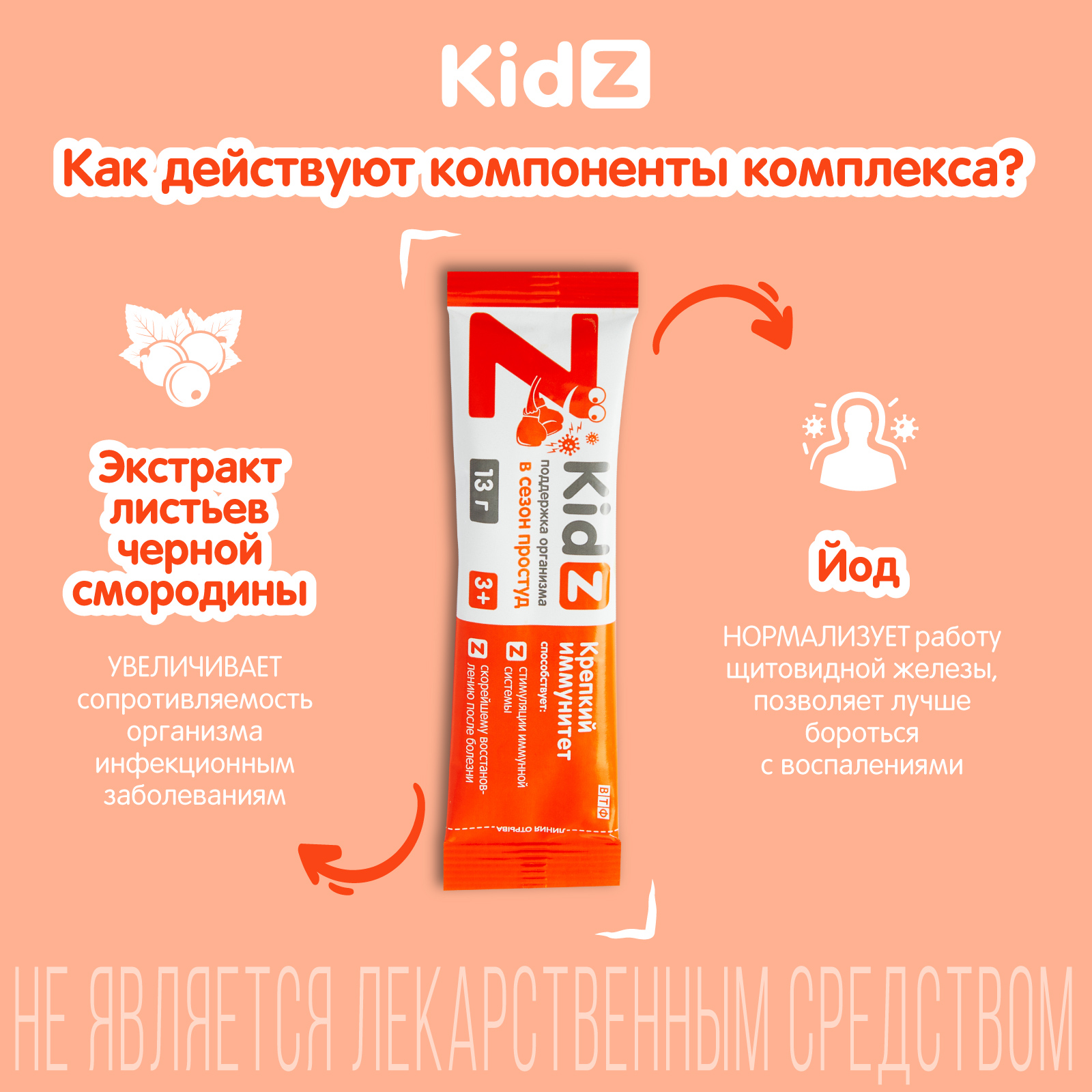 Комплекс витаминов для иммунитета Kidz для детей. Kidz - фото 4
