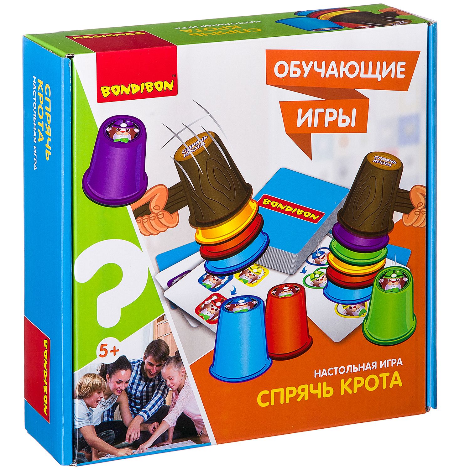 Настольная игра Bondibon на реакцию Спрячь крота - фото 3