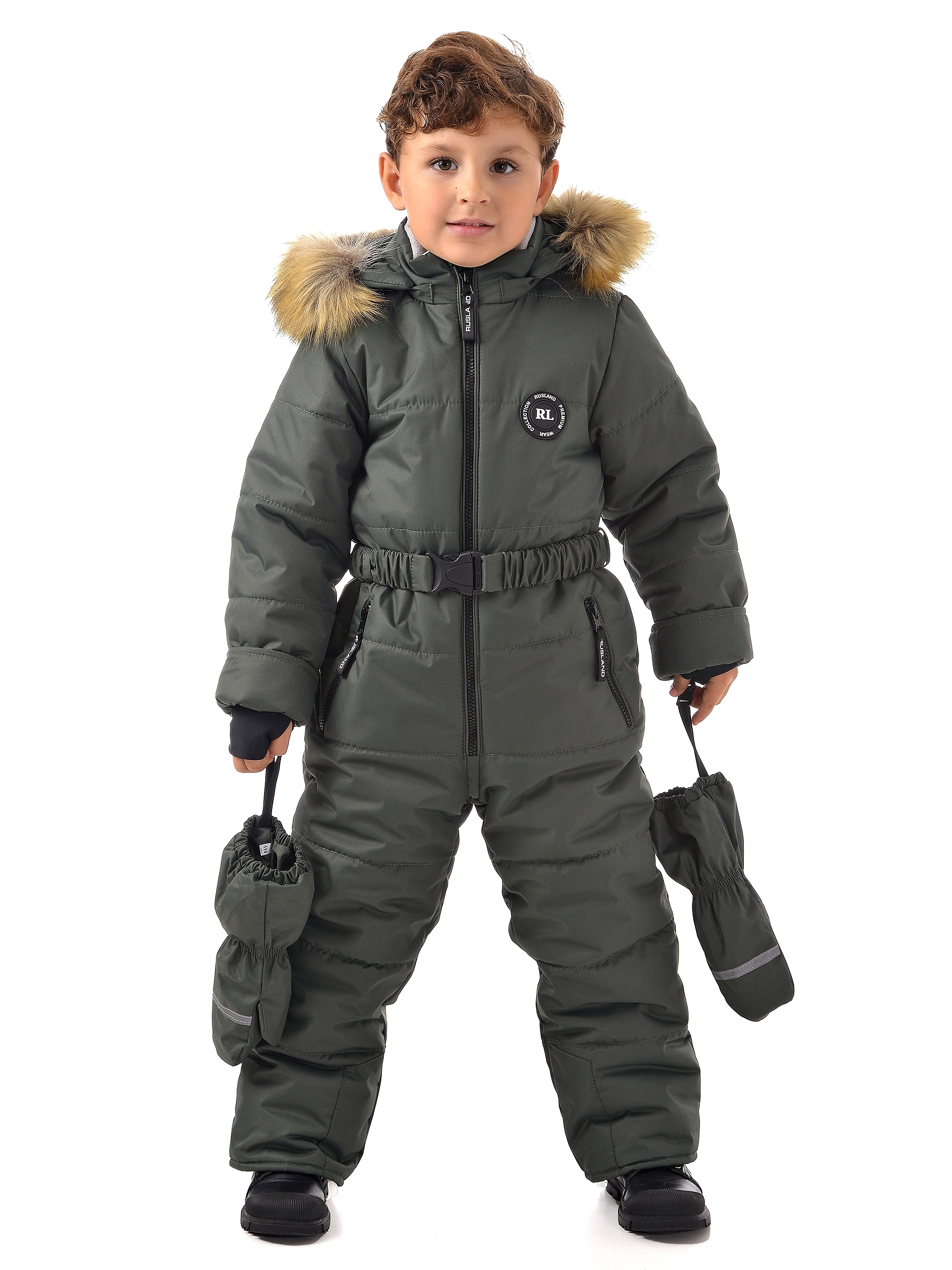 Комбинезон Rusland мз-комбинезон-31-22-глория-хаки 116-140 - фото 7