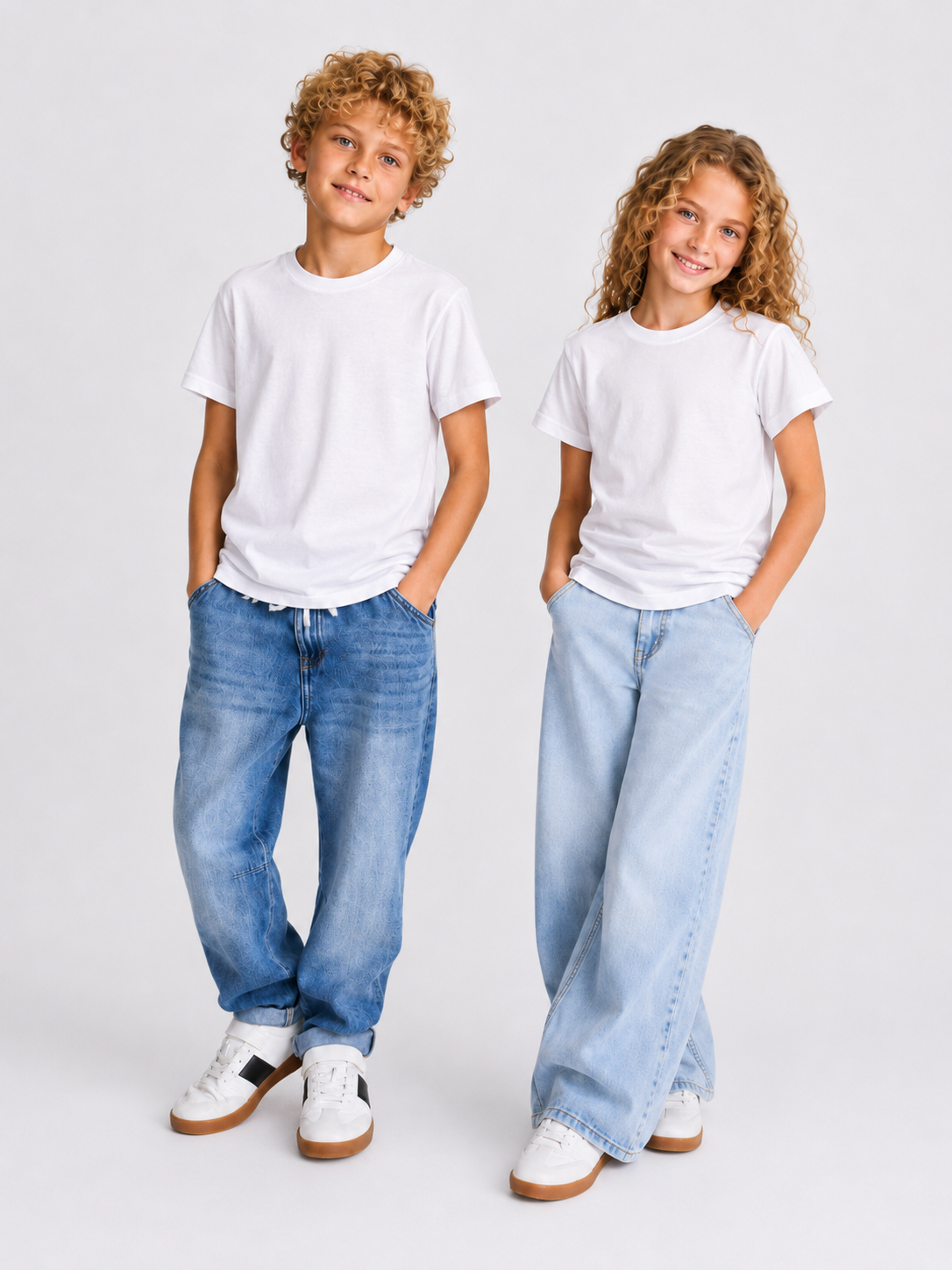 Футболка 2 шт BONITO KIDS Футболка белая 2 шт BK0160N BK0161N 1245N - фото 4